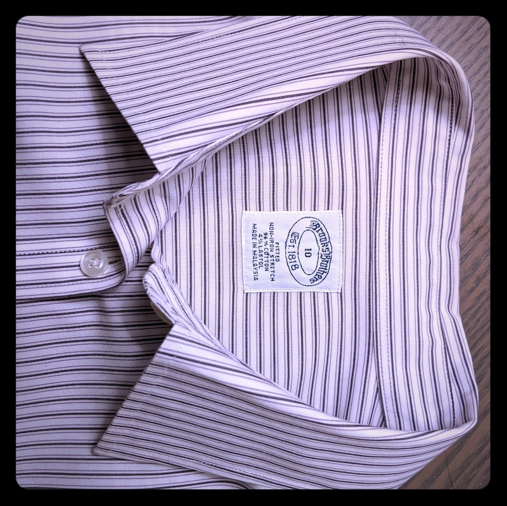 Brooks Brothers Non-Iron French Cuff Dress Shirt